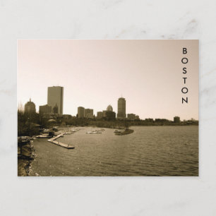 Back Bay Skyline Vykort