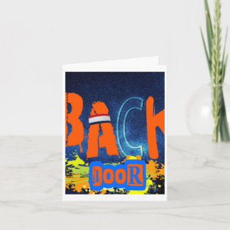 "back Door Chemistry" Design Chiffon Top Kort