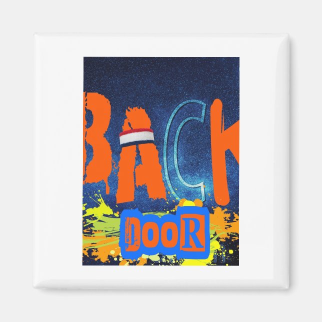 “back Door Chemistry” Design Chiffon Top  Magnet (Framsidan)