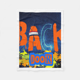 “Back Door Chemistry” Designad chiffon-top Fleecefilt