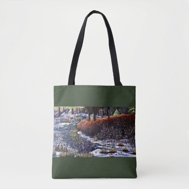 Bäck Fall Tote Bag Tygkasse (Framsida)