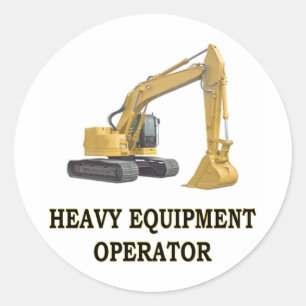 BACK HOE RUNT KLISTERMÄRKE