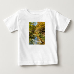 Bäck Höstreflektioner Lodrät Baby T-shirt