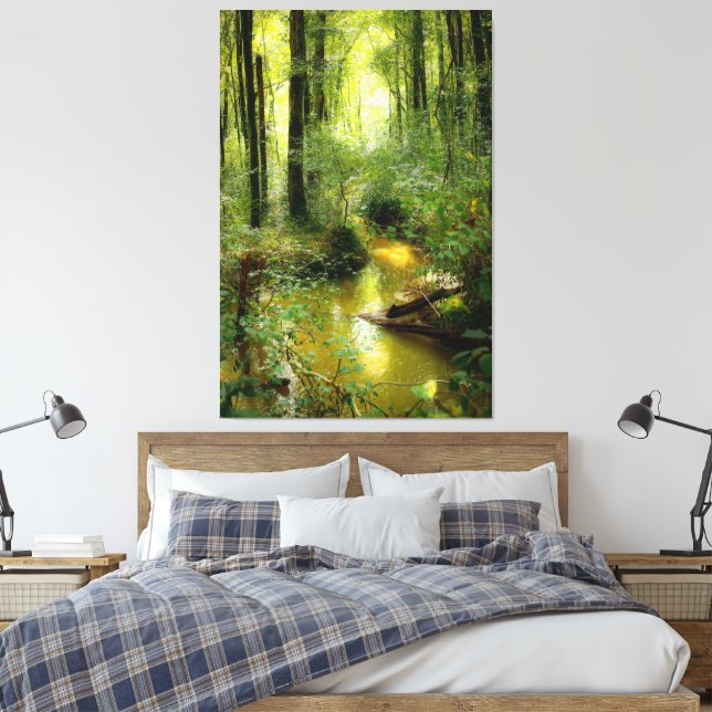 BÄCK I SKOGEN Canvas Konst (Insitu (sovrum))