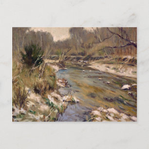 Bäck i Winter, vackert St Louis County Kiefer Vykort