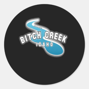 Bäck - Idaho Sticker Runt Klistermärke