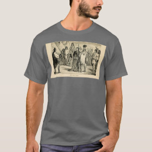 Bäck indianer Muscogee, även känt som Musko T Shirt