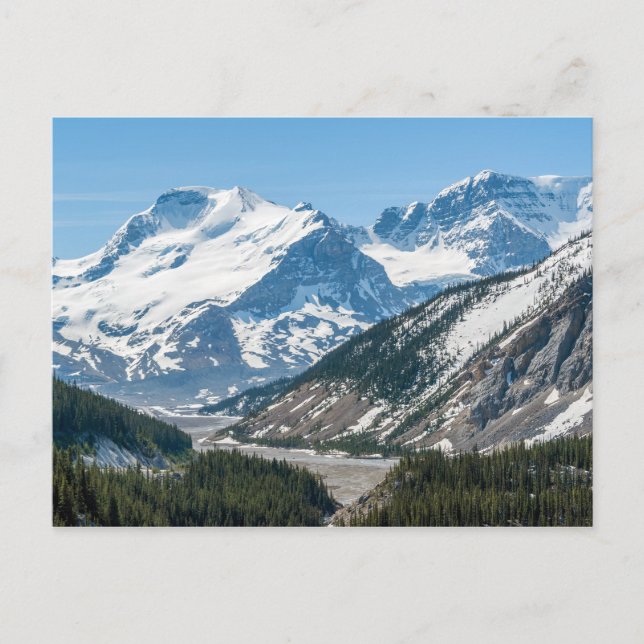 Bäck längs Icefields Parkway Highway 93 - Kanada Vykort (Framsida)