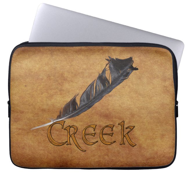 BÄCK Native American Feather Laptop sleeve (Framsidan)