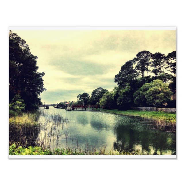 Bäck på Tybee Fototryck (Framsidan)