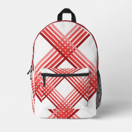 Back Pack - Red Rand Crossed