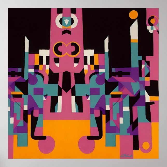 Back Resa Nattel Alley - Ken Gage Art Poster (Framsidan)