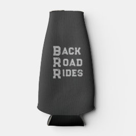 Back Road Rides Logotyp Grått Lettering