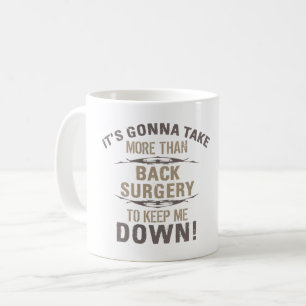 Back Surgery Humor Kaffemugg