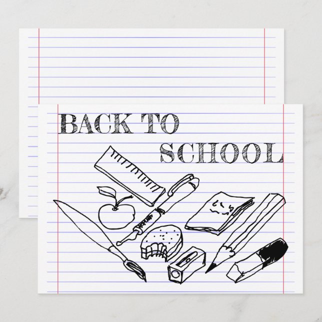 Back to school (Fram/baksida)
