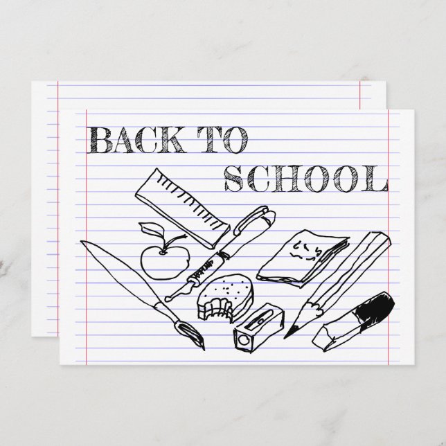 Back to school (Fram/baksida)