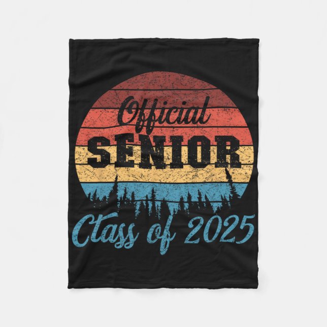 Back to school1 Senior 2025 Fleecefilt (Framsidan)