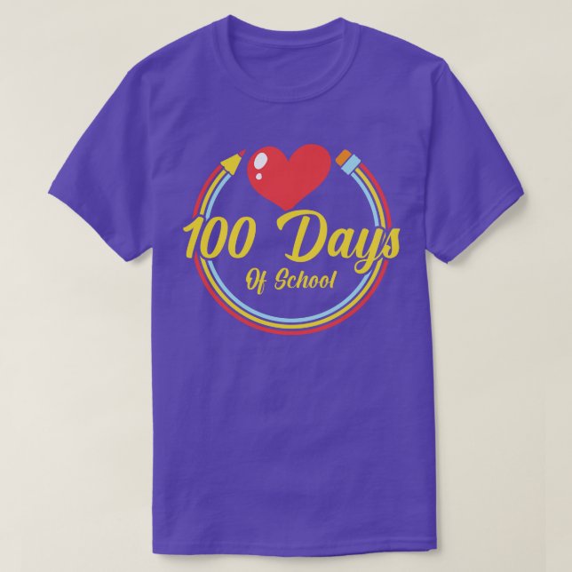 Back to school 100 skoldag (265) t shirt (Design framsida)