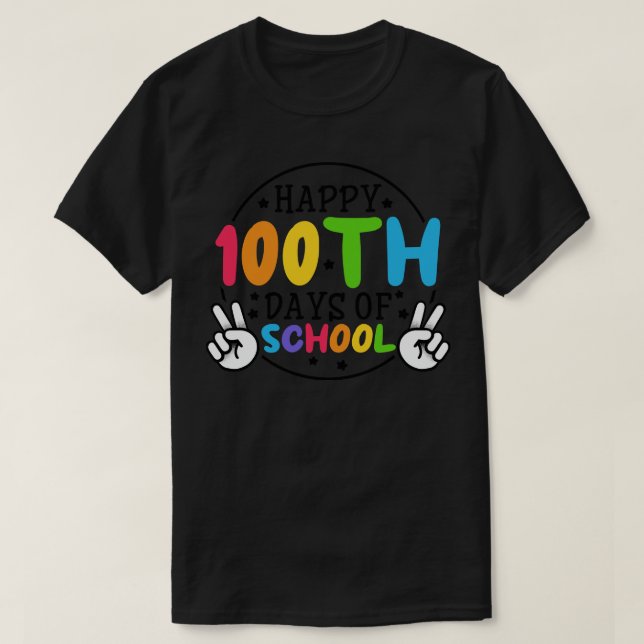 Back to school 100 skoldag (356) t shirt (Design framsida)