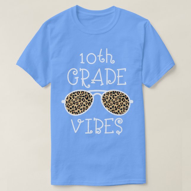 Back to school 10:e Klass Vibes Shirt Första dagen T (Design framsida)