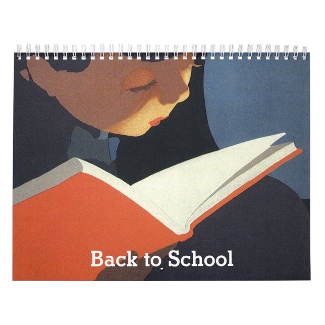 Back to school 18-månaderskalendern, Startar Augus Kalender (Omslag)