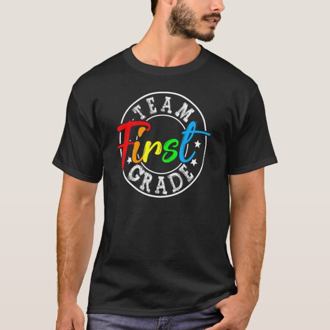 Back to school 1:a Klass, första Klass T Shirt (Framsida)