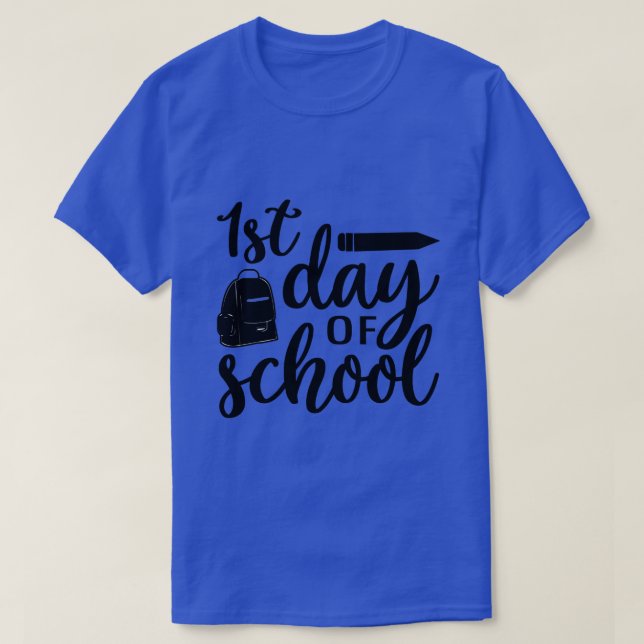 Back to school-1:a skoldagen (2) t shirt (Design framsida)