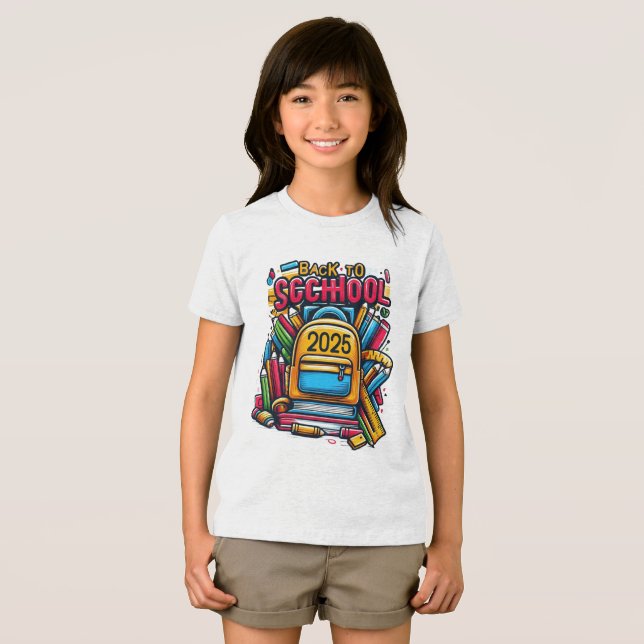 Back to school 2025 - Funny och Motiv Student T Shirt (Framsida Full)