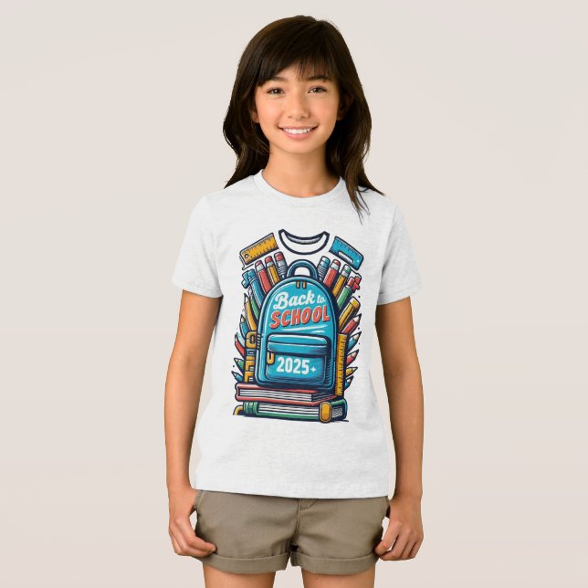 Back to school 2025 - Funny och Motiv Student T Shirt (Framsida Full)