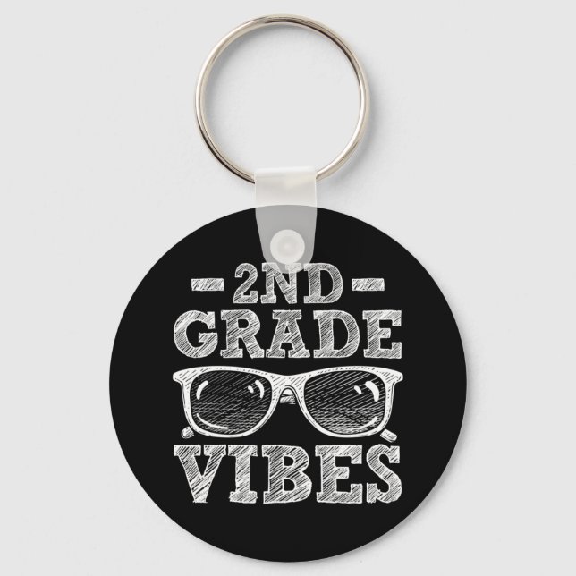 Back to school 2:a Klass Vibes Nyckelring (Framsida)