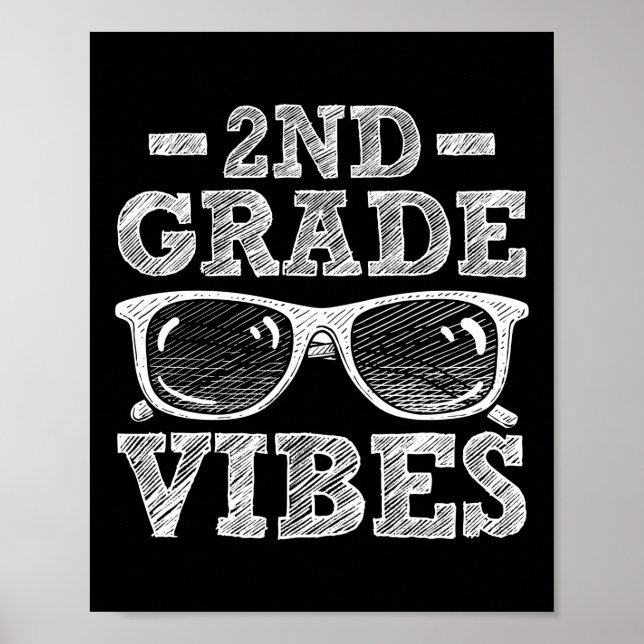 Back to school 2:a Klass Vibes Poster (Framsidan)