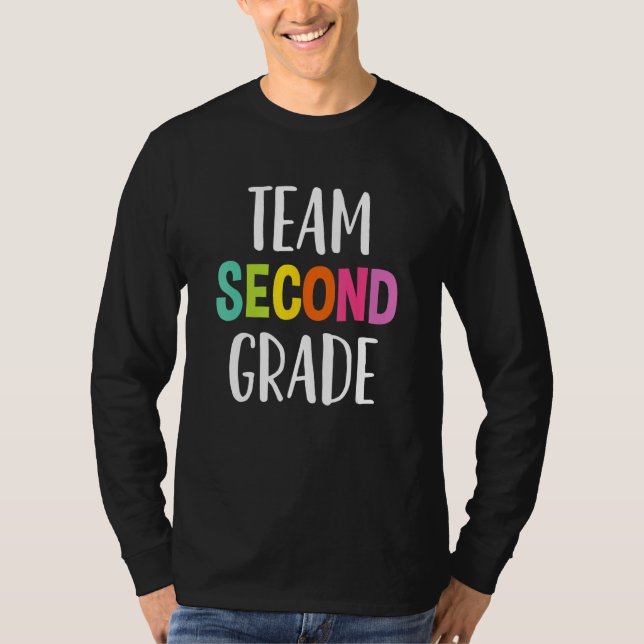 Back To School 2nd Grade Teacher 1st Day Of School T Shirt (Framsida)