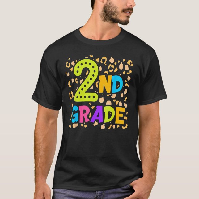 Back To School 2nd Second Grade Teacher Student Ki T Shirt (Framsida)