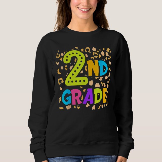 Back To School 2nd Second Grade Teacher Student Ki T Shirt (Framsida)