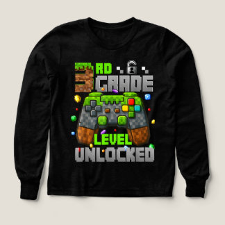Back to School 3rd Grade Boys Gamer  T Shirt