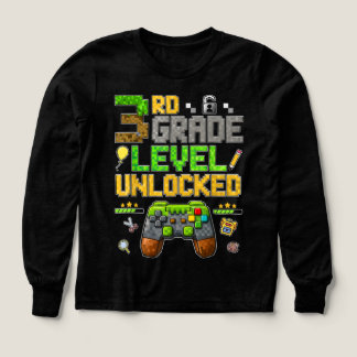 Back to School 3rd Grade Boys Gamer  T Shirt