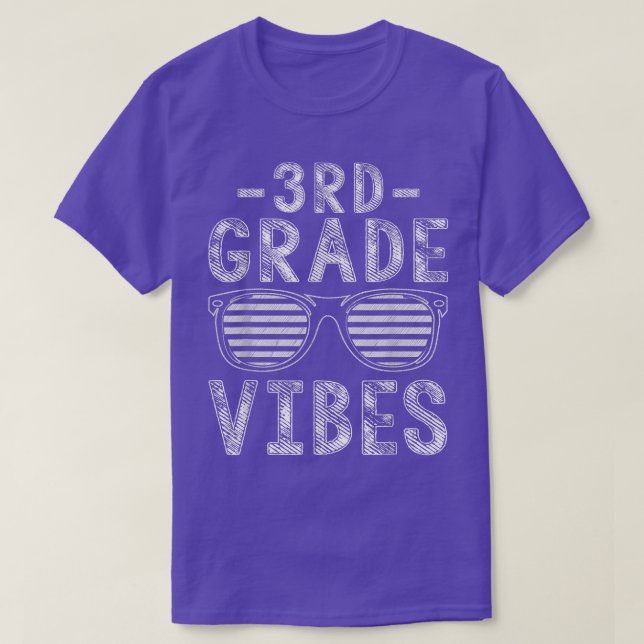 Back To School 3rd Grade Vibes Third Grade Teacher T Shirt (Design framsida)