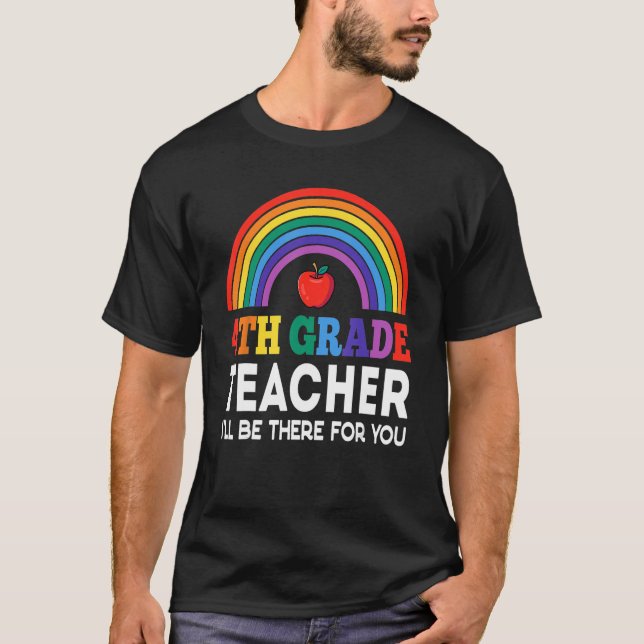 Back to school 4:e Klass-läraren kommer jag att va T Shirt (Framsida)
