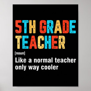 Back to school 5:e Klass Lärarteamets Roligt Defin Poster