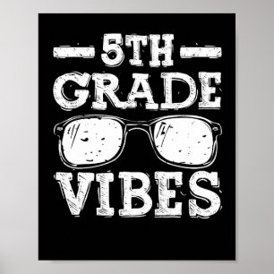 Back to school 5:e Klass Vibes Poster