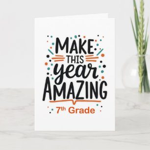 Back to school 7:e Klass gör detta år till Fantast Kort