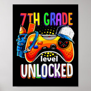 Back to school 7:e:s sjunde Klass olåst Poster