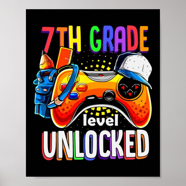 Back to school 7:e:s sjunde Klass olåst Poster (Framsidan)
