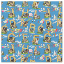 Back to school ABC Fabric Tyg