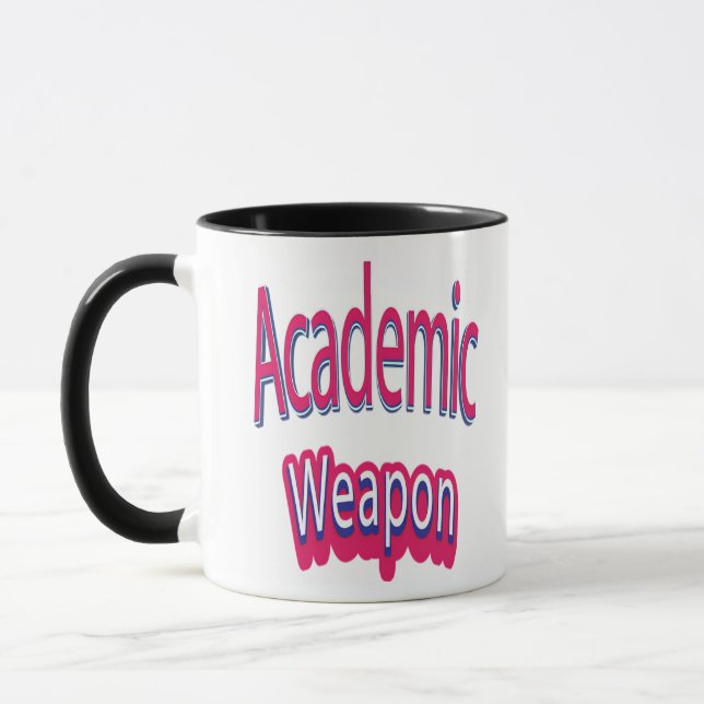 Back to school, akademiskt vapen, inspirationsoffe mugg (Vänster)