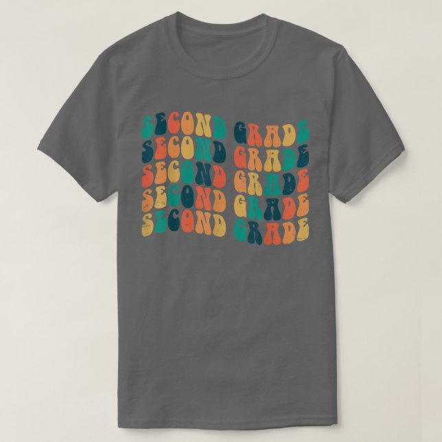 Back to school andra Klass andra Klass andra dagen T Shirt (Design framsida)