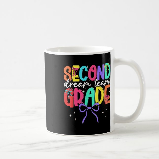 Back to school andra Klass Dream Team Teacher Wom Kaffemugg (Höger)