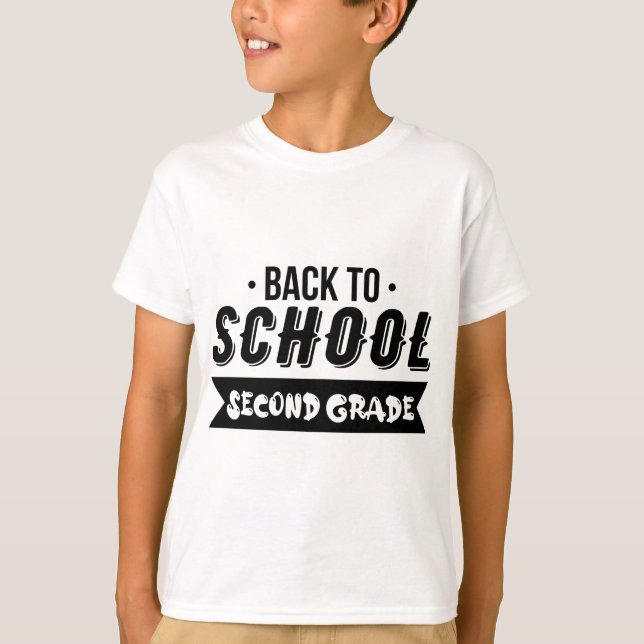 back to school andra klass t shirt (Framsida)