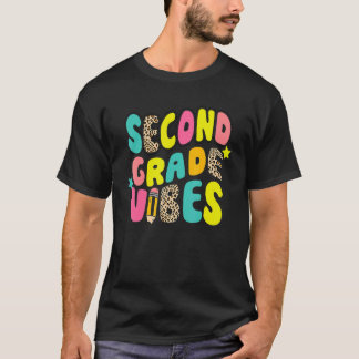 Back to school andra Klass Vibes Retro Teacher Wo T Shirt