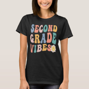 Back to school andra Klass Vibes Student Retro 2n T Shirt